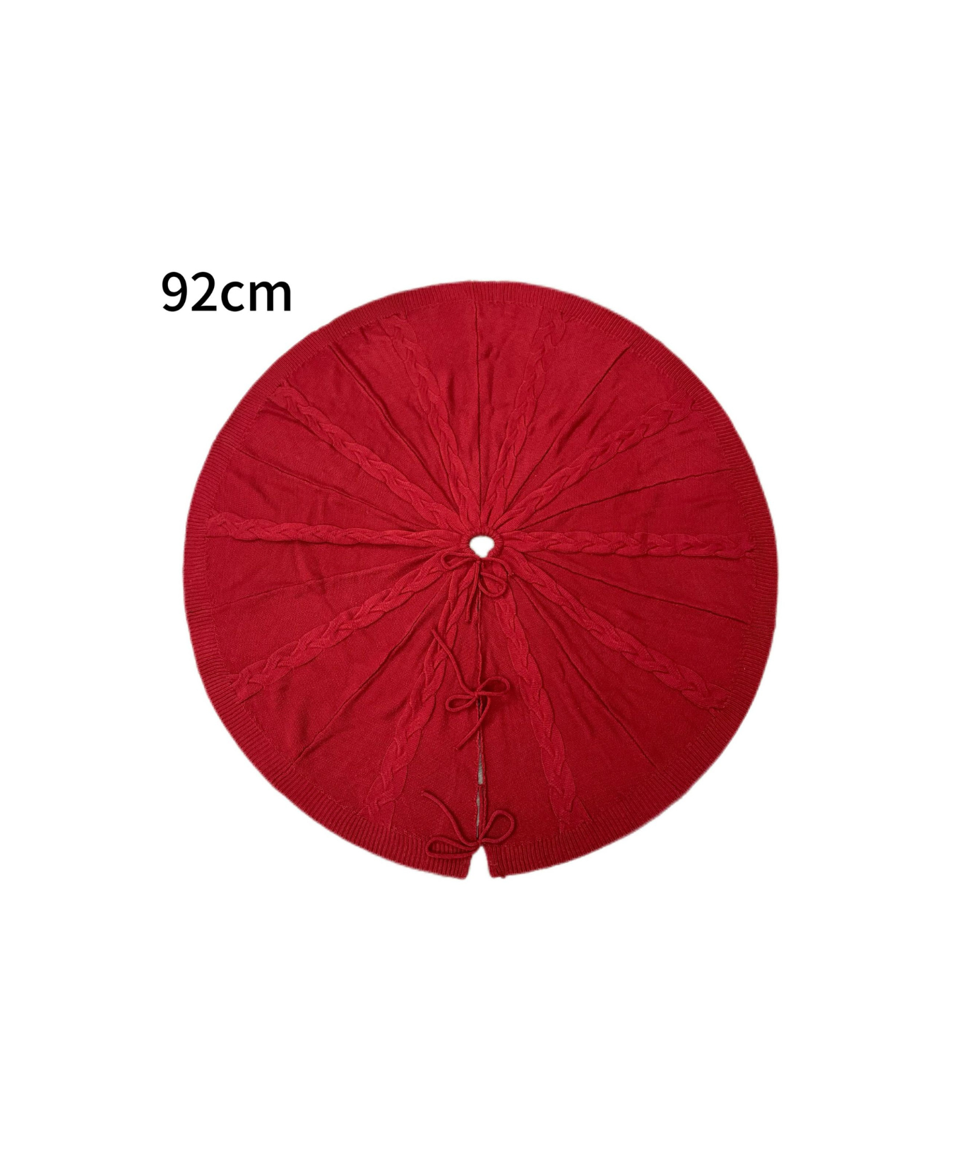 Classic Knit Christmas Tree Skirt
