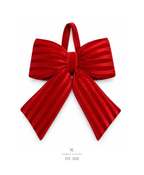 Christmas Velvet Chair Bow