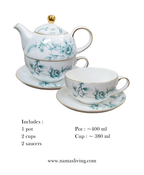 GIFTING INSPIRATION - Celeste Floral Teapot & Cups Set