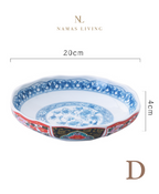 Imperial Chinoiserie Style Ceramic Plates