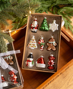 Holiday Treasures Glass Ornament Set