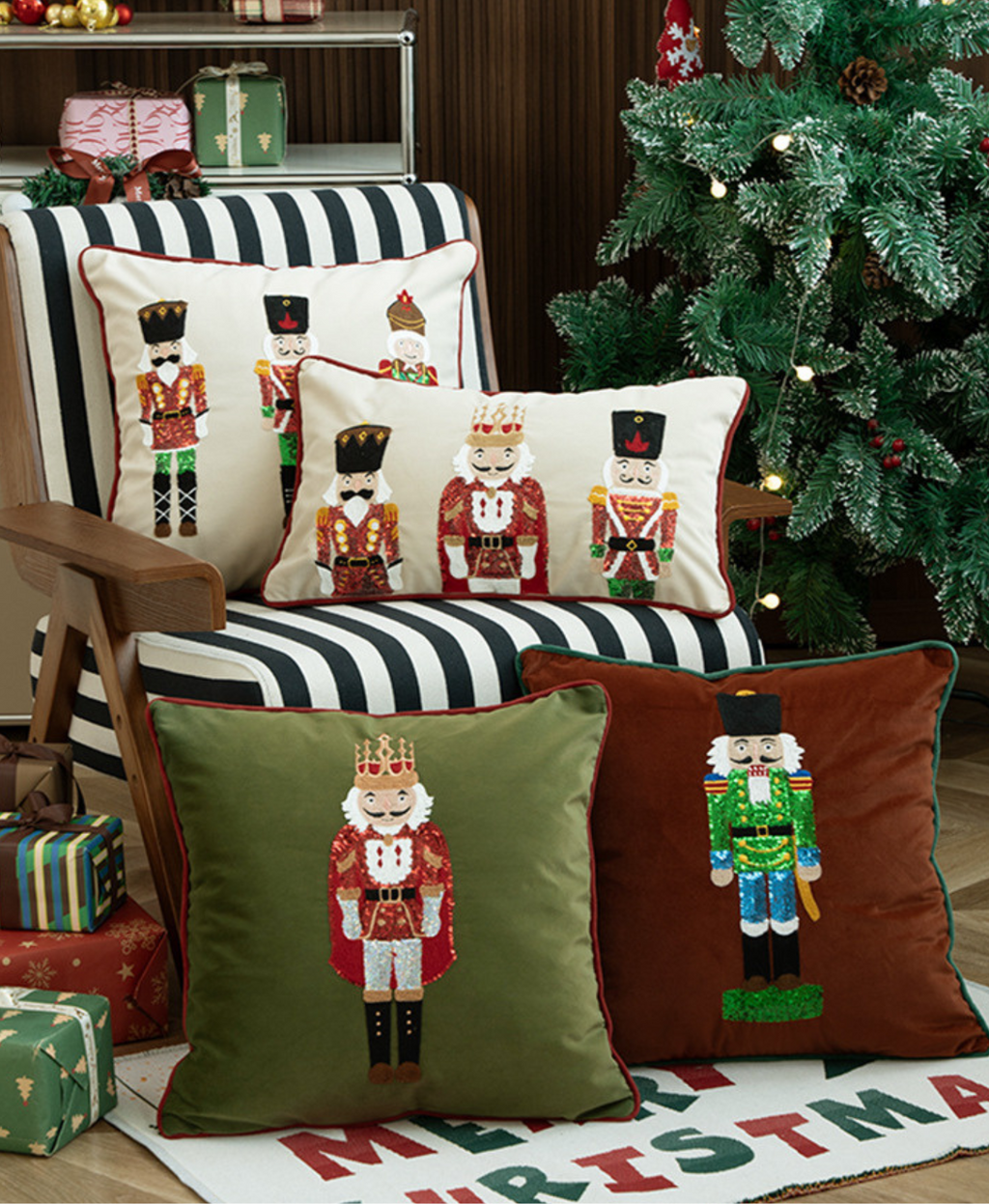 Nutcracker Magic Pillow Cover