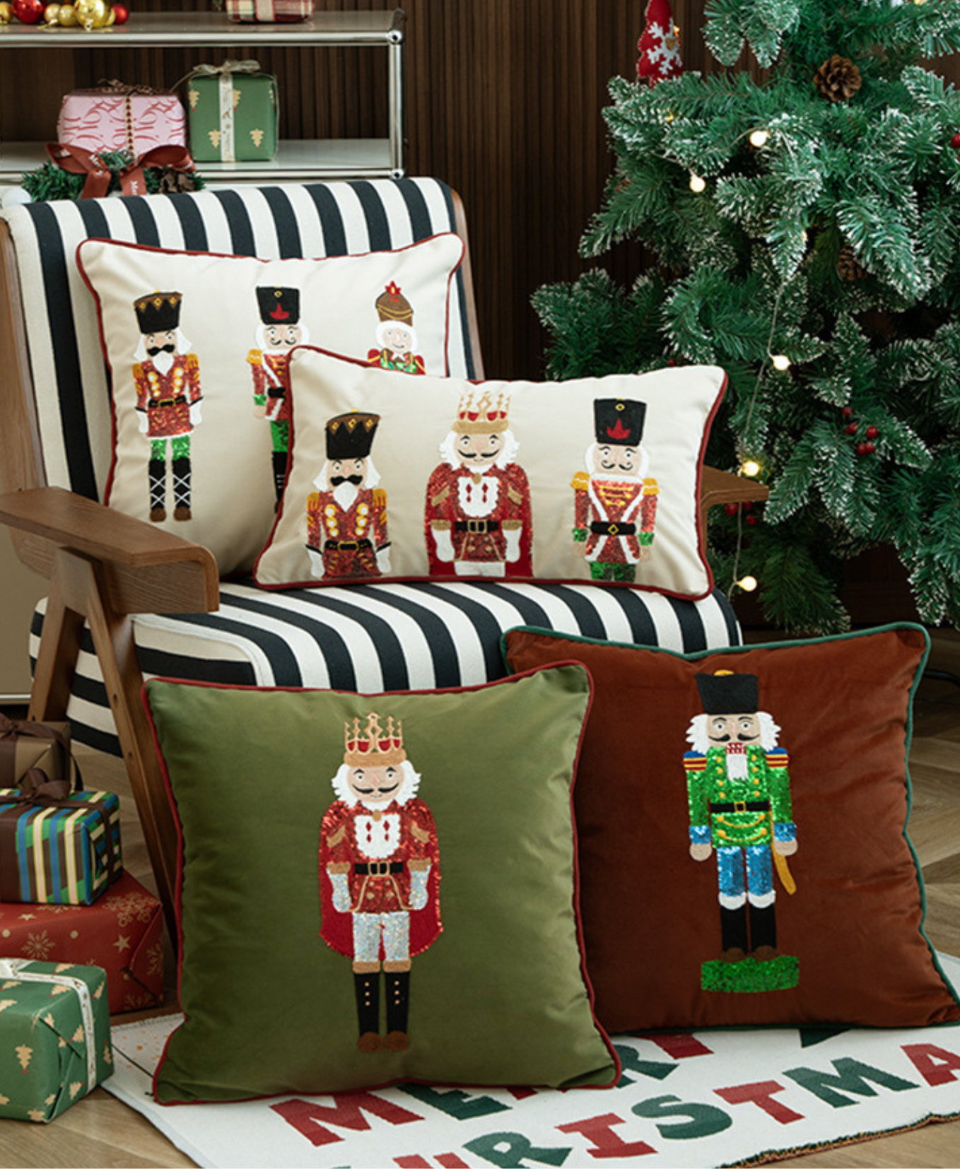 Nutcracker Magic Pillow Cover