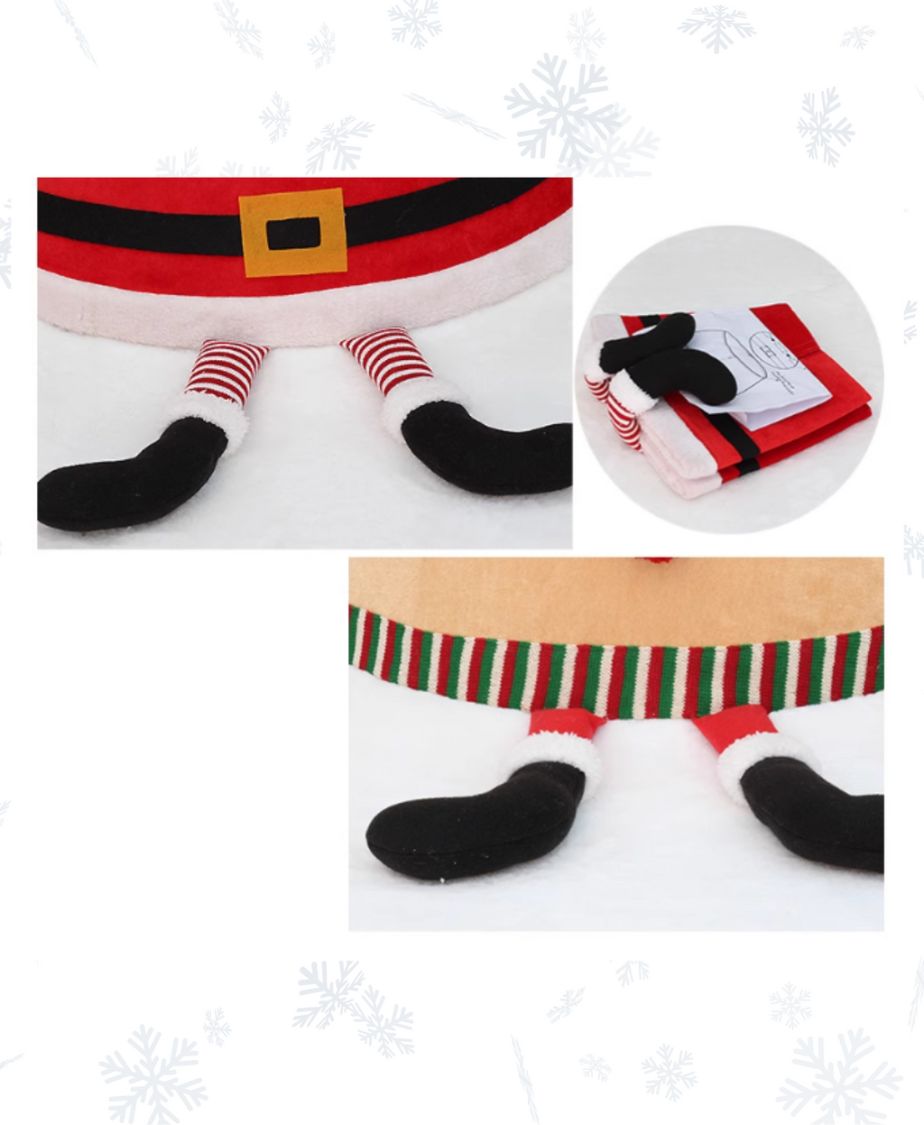 Santa Peekaboo Tree Skirt