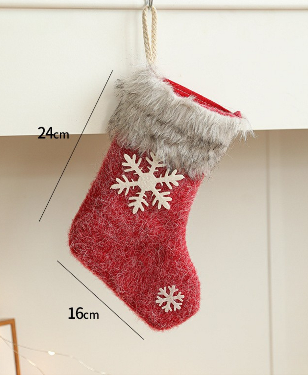 Red Christmas Stocking Decoration