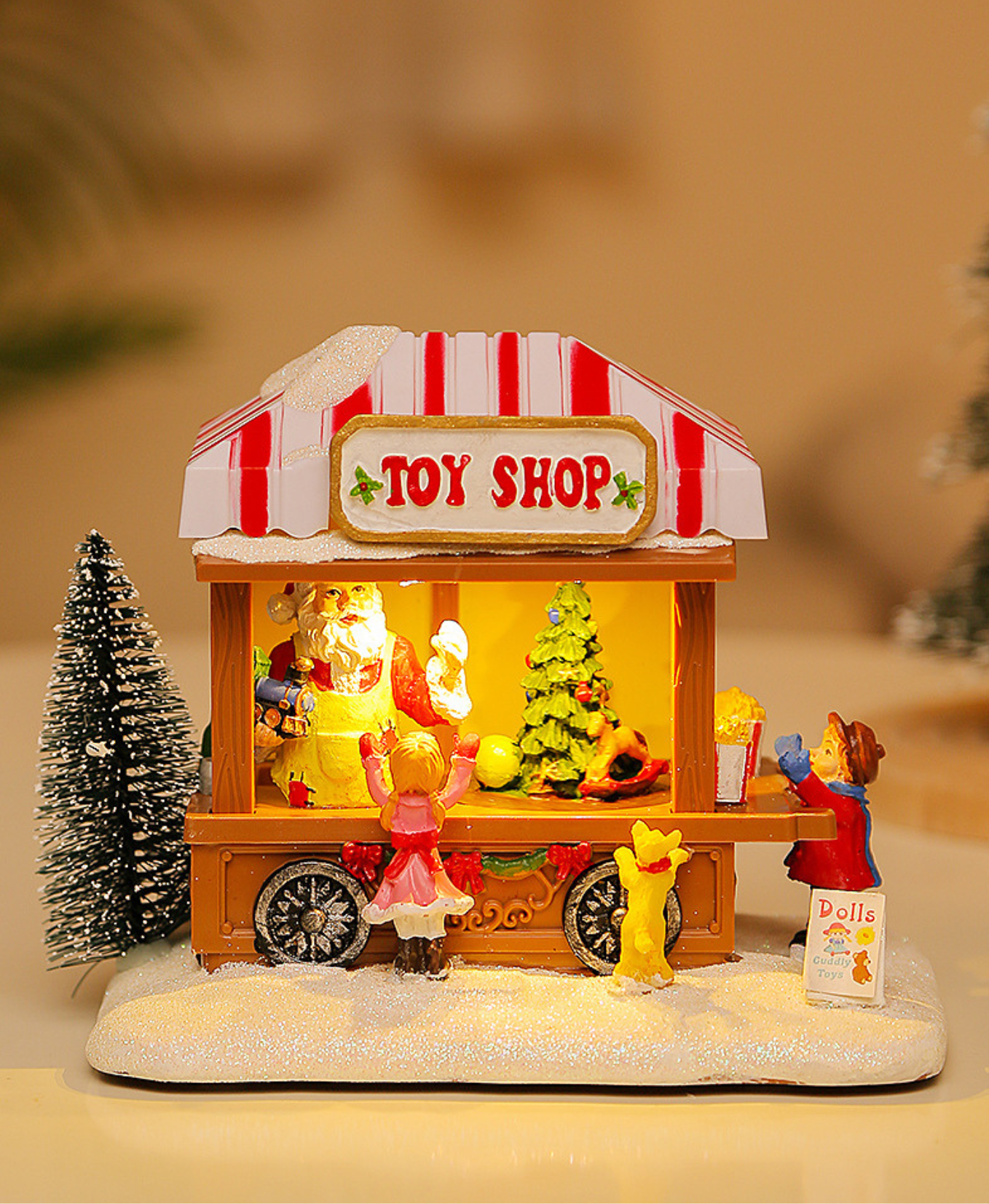 Santa's Sweet Lane Light-Up Shops