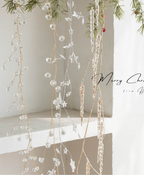 Golden Crystal Drop Ornament