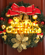 Glow Script Christmas Light