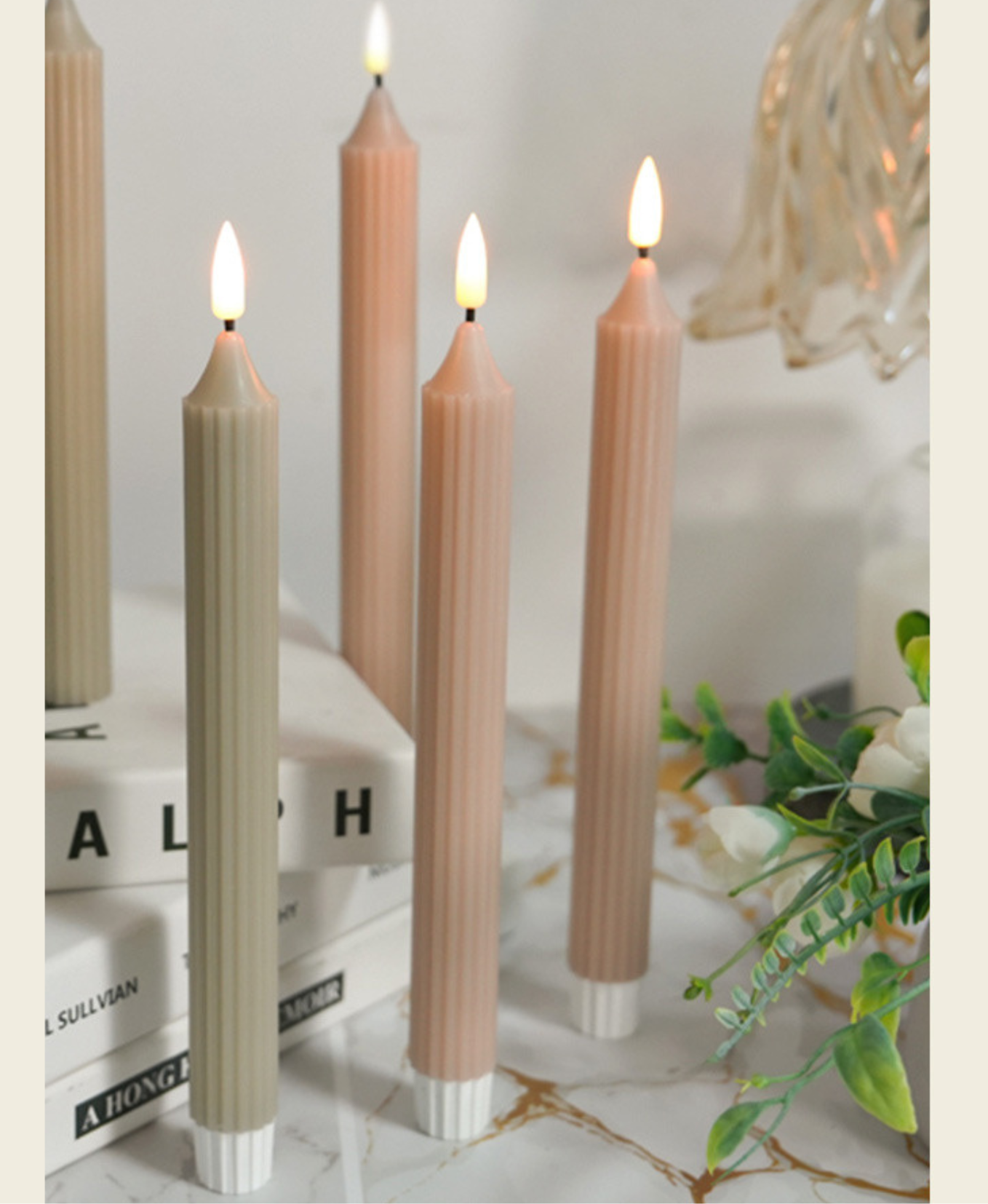 Morandi Classic LED Candle Set