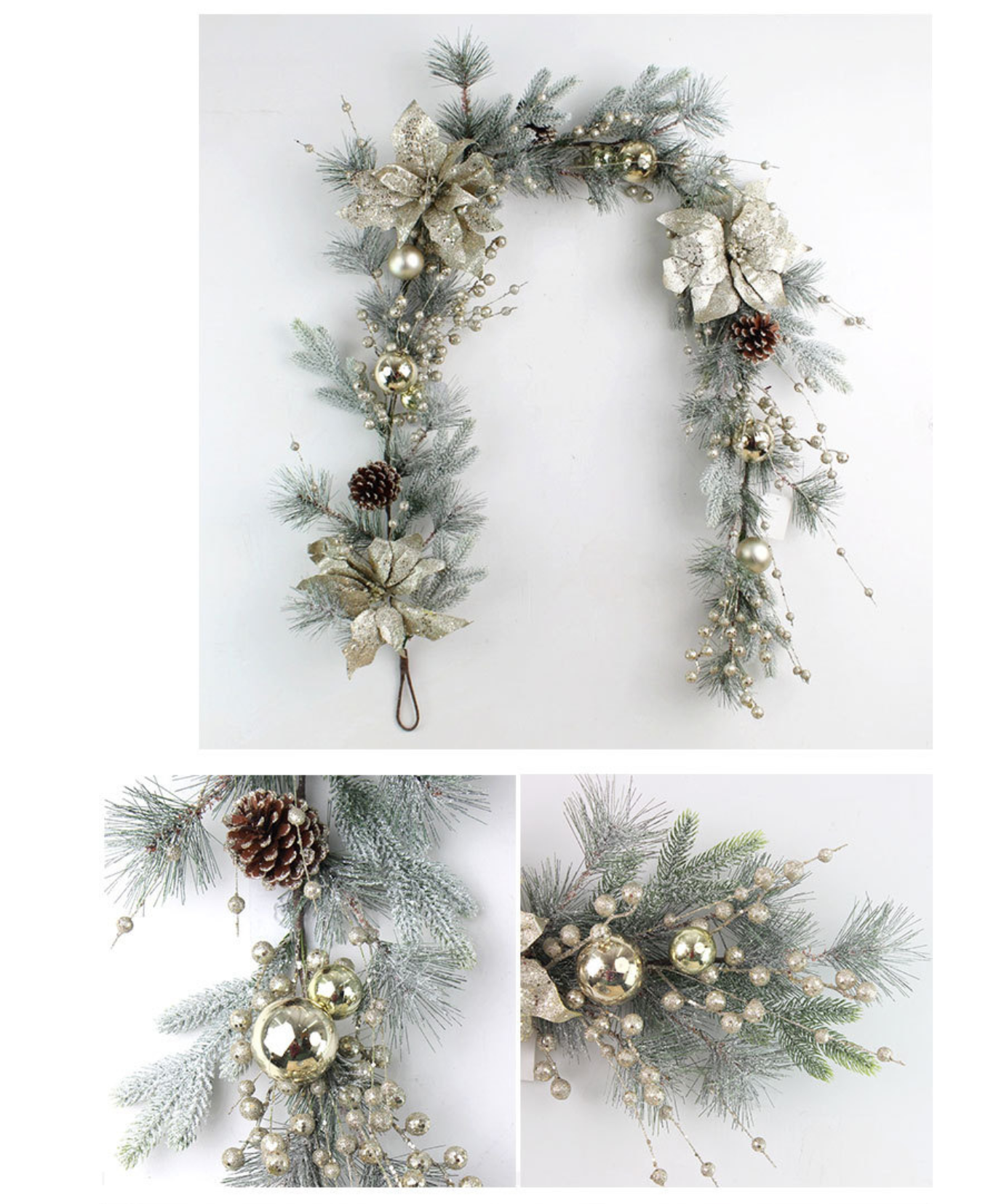 Minted Grace Holiday Wreath