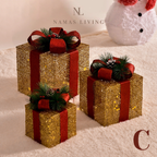 Luminous Christmas Tree Gift Box Decoration