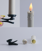Christmas Tree Candle Clip Set
