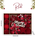 Merry Christmas Ornament Set – 38 Pcs