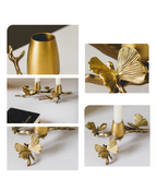 Ginkgo Butterfly Candle Holder