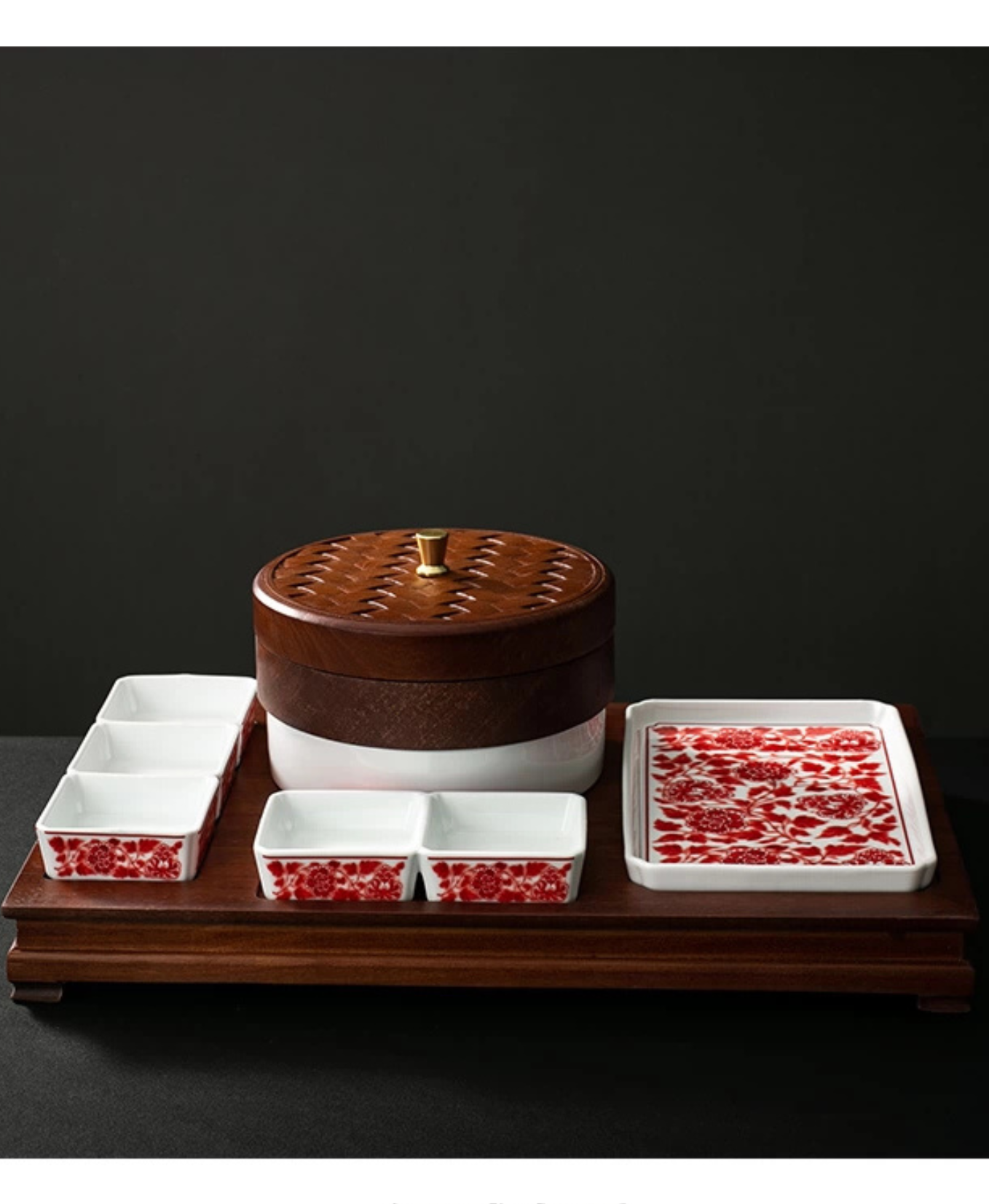Wooden Peking Duck Serving Set