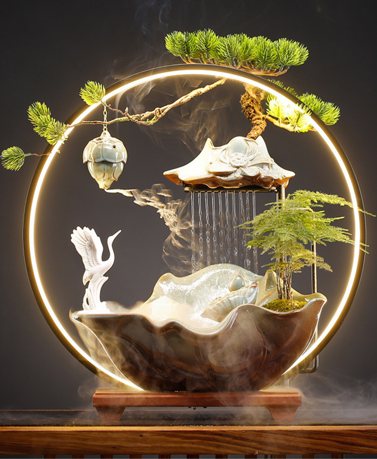 Celestial Pavilion Waterfall Display
