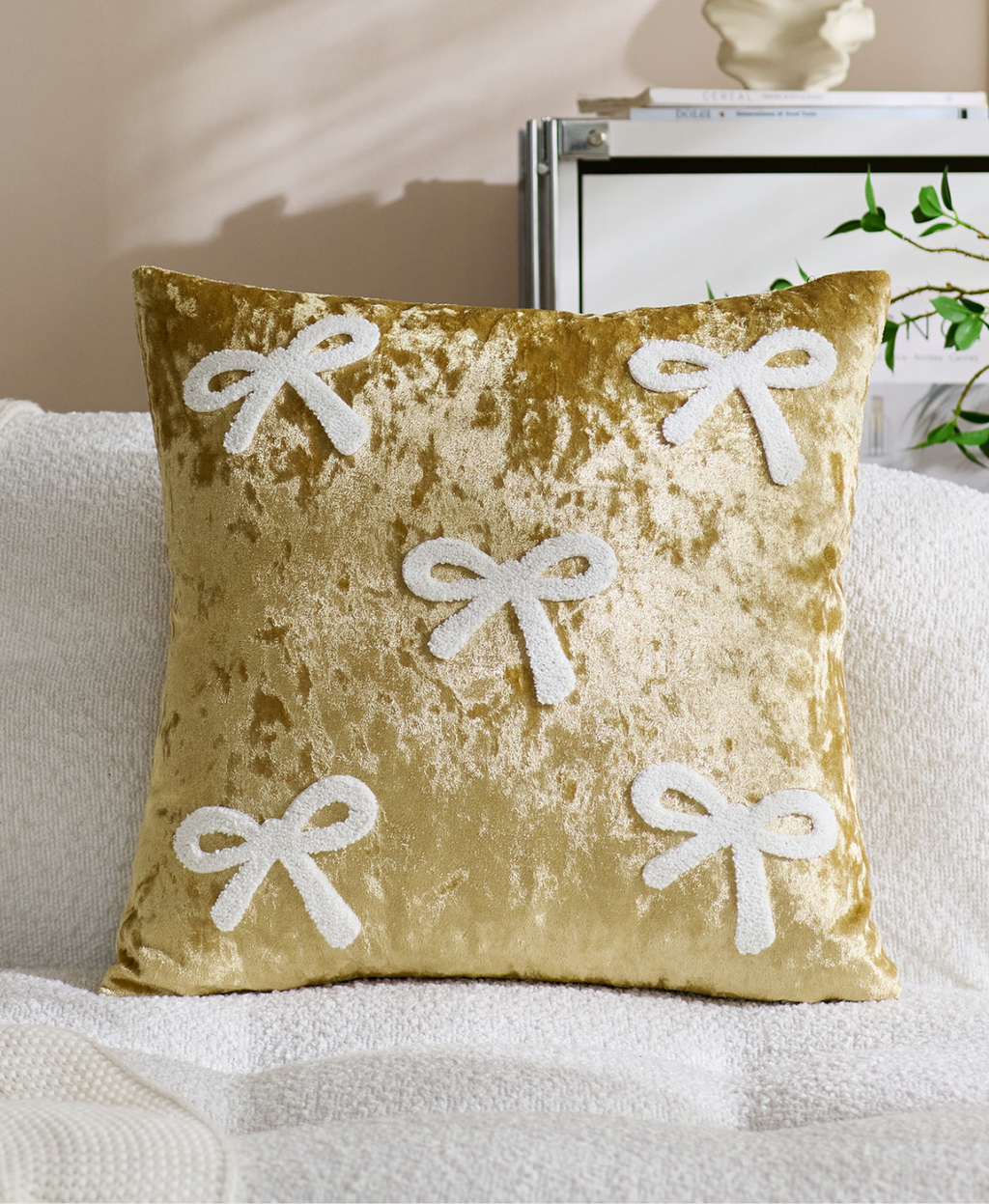 Coquette Bow Cushion Cover