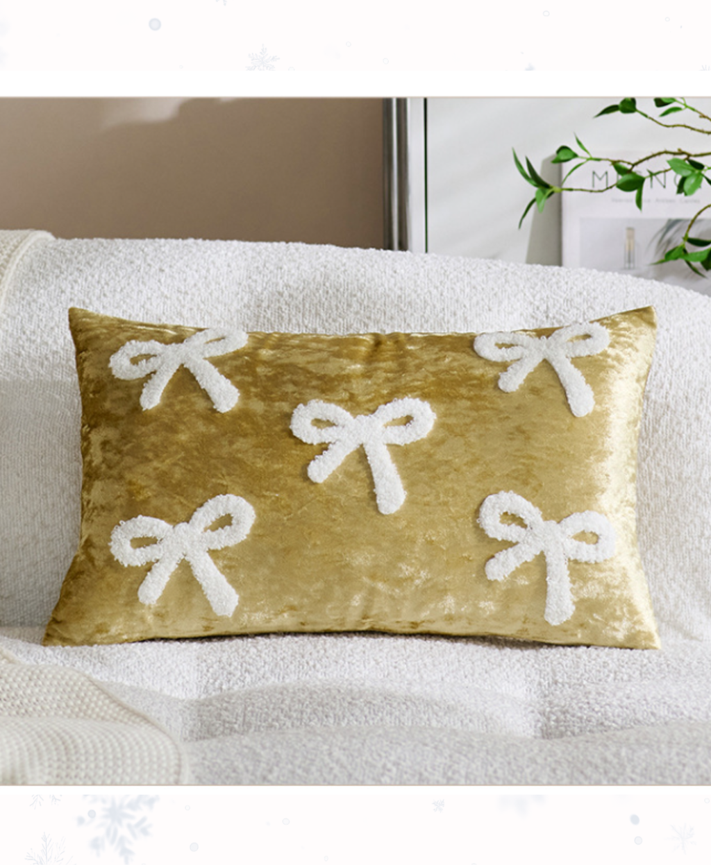 Coquette Bow Cushion Cover