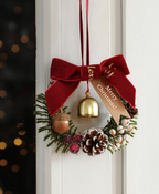 Rustic Bell Wreath Ornament