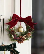 Rustic Bell Wreath Ornament