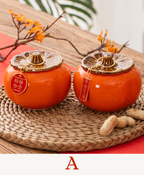 GIFTING INSPIRATION - Persimmon Auspicious Canister