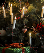 Christmas Tree Candle Clip Set