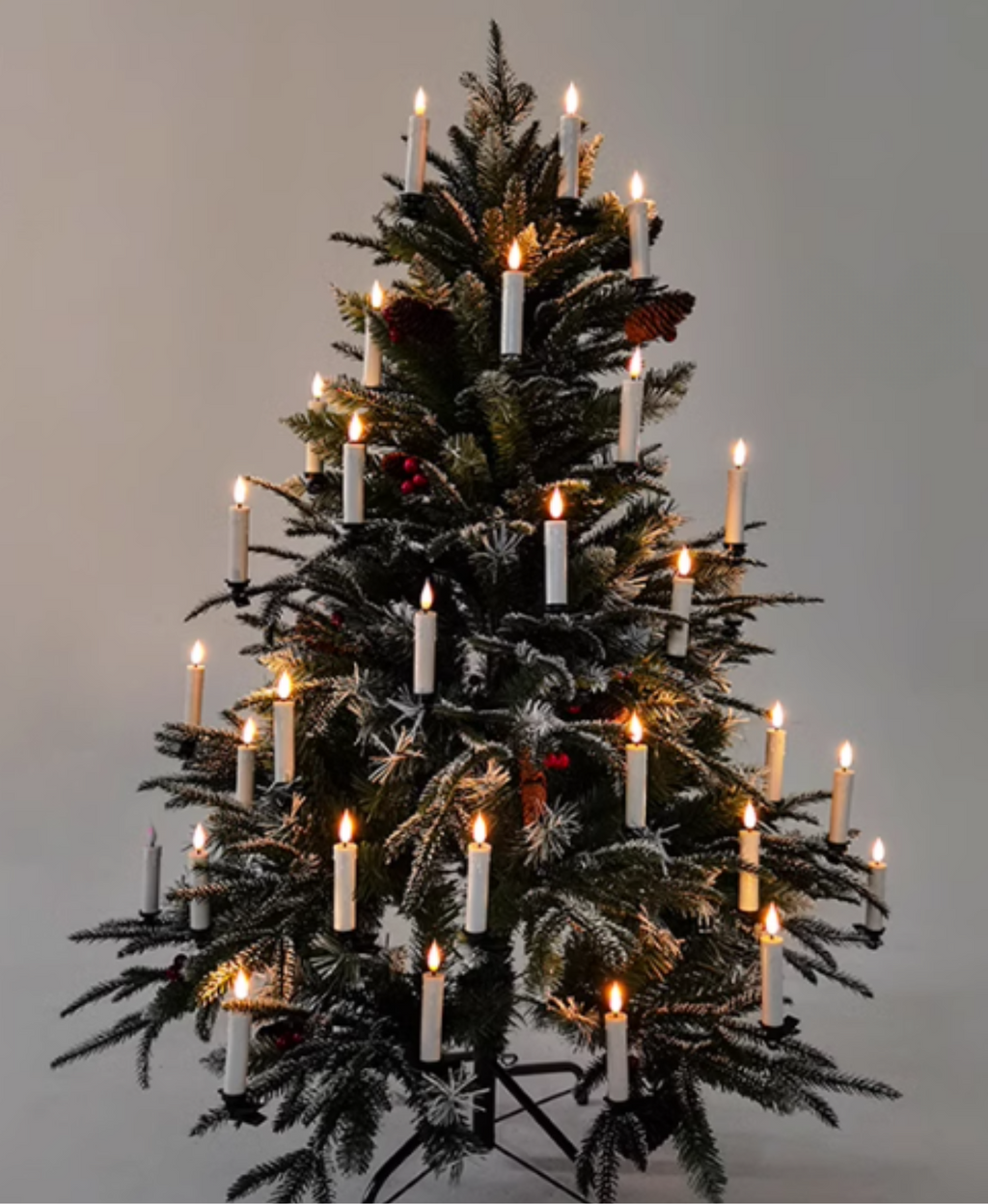 Christmas Tree Candle Clip Set