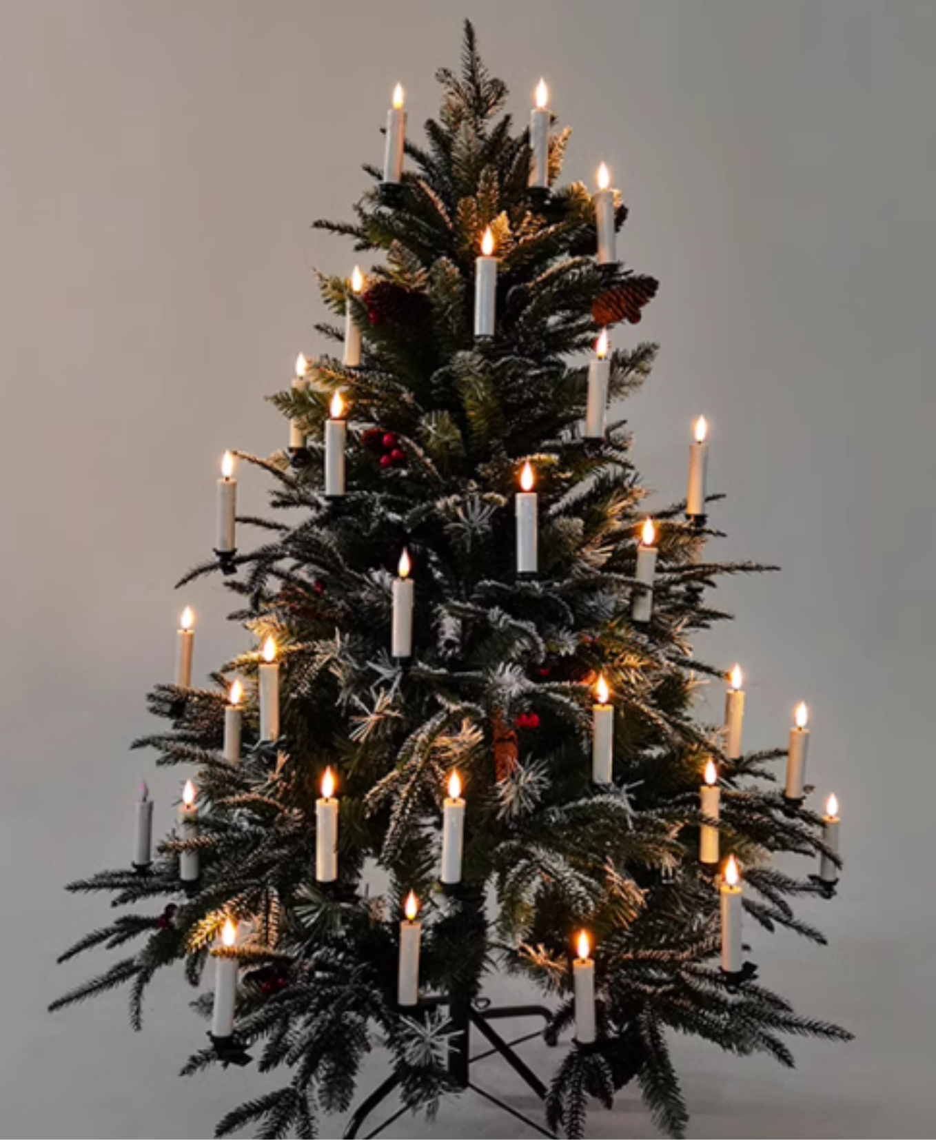 Christmas Tree Candle Clip Set