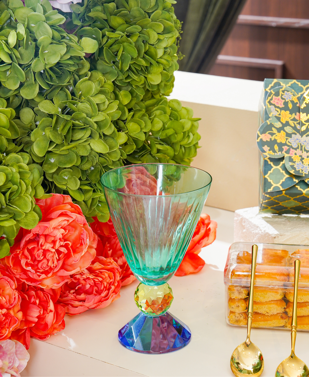 GIFTING INSPIRATION - Emerald Prism Goblet
