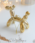 Gold Balloon Dog Tree Ornament