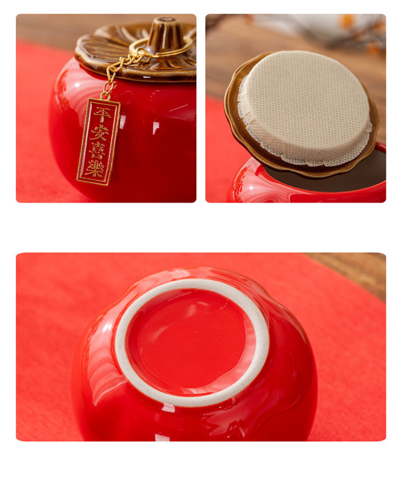 GIFTING INSPIRATION - Persimmon Auspicious Canister