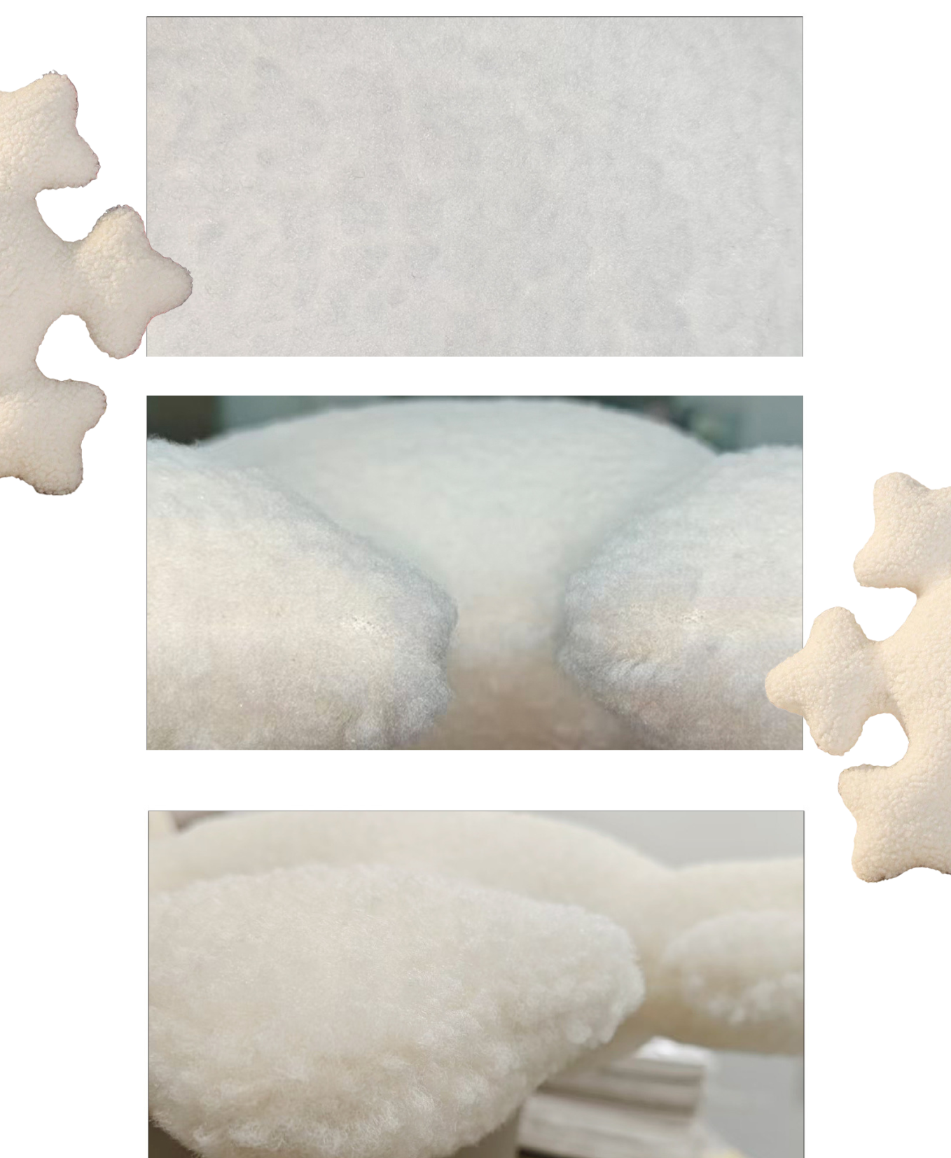 White Snowflake Throw Pillow