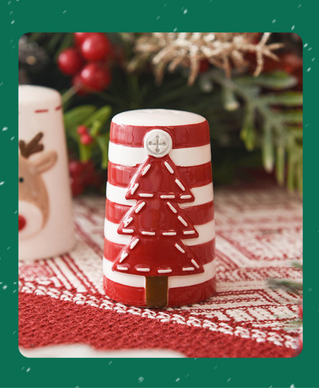 Reindeer Pines Salt & Pepper Set