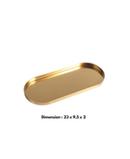GIFTING INPSIRATION  - Golden Luxe Oval Tray