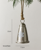 Vintage Metal Bell Ornament