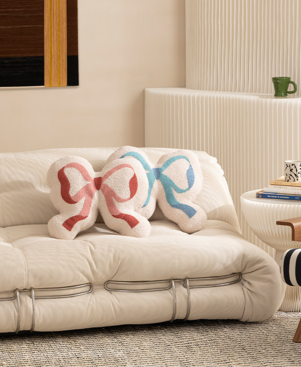 Butterfly Velvet Embroidered Pillow