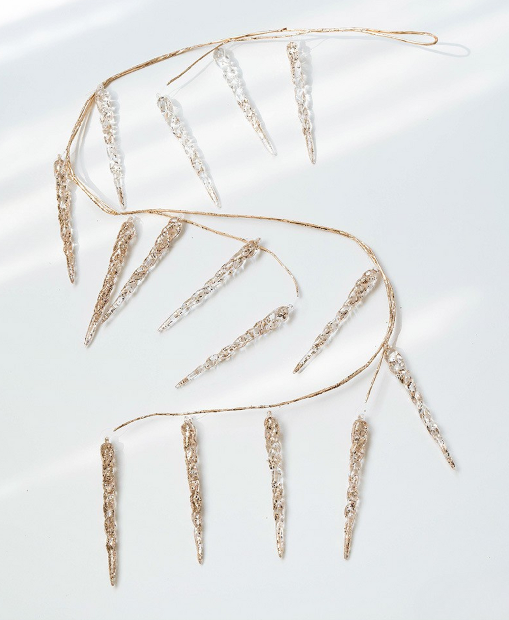 Golden Crystal Drop Ornament