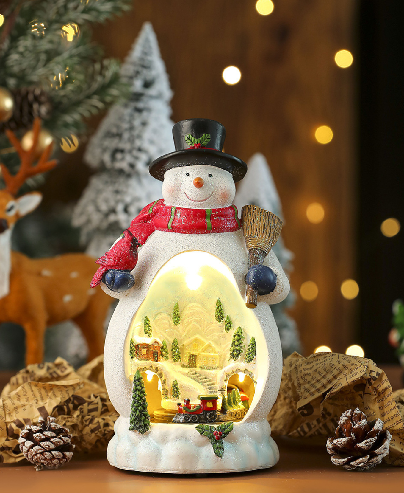 Whimsy Winterland Light-Up Figurine