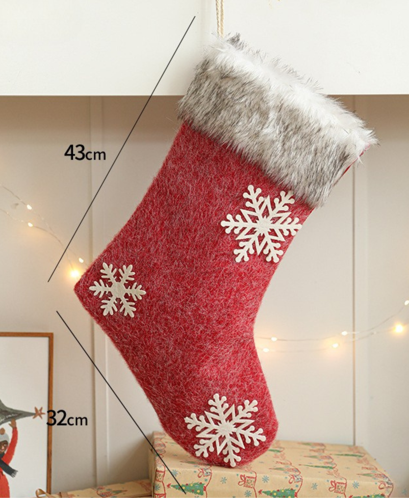 Red Christmas Stocking Decoration