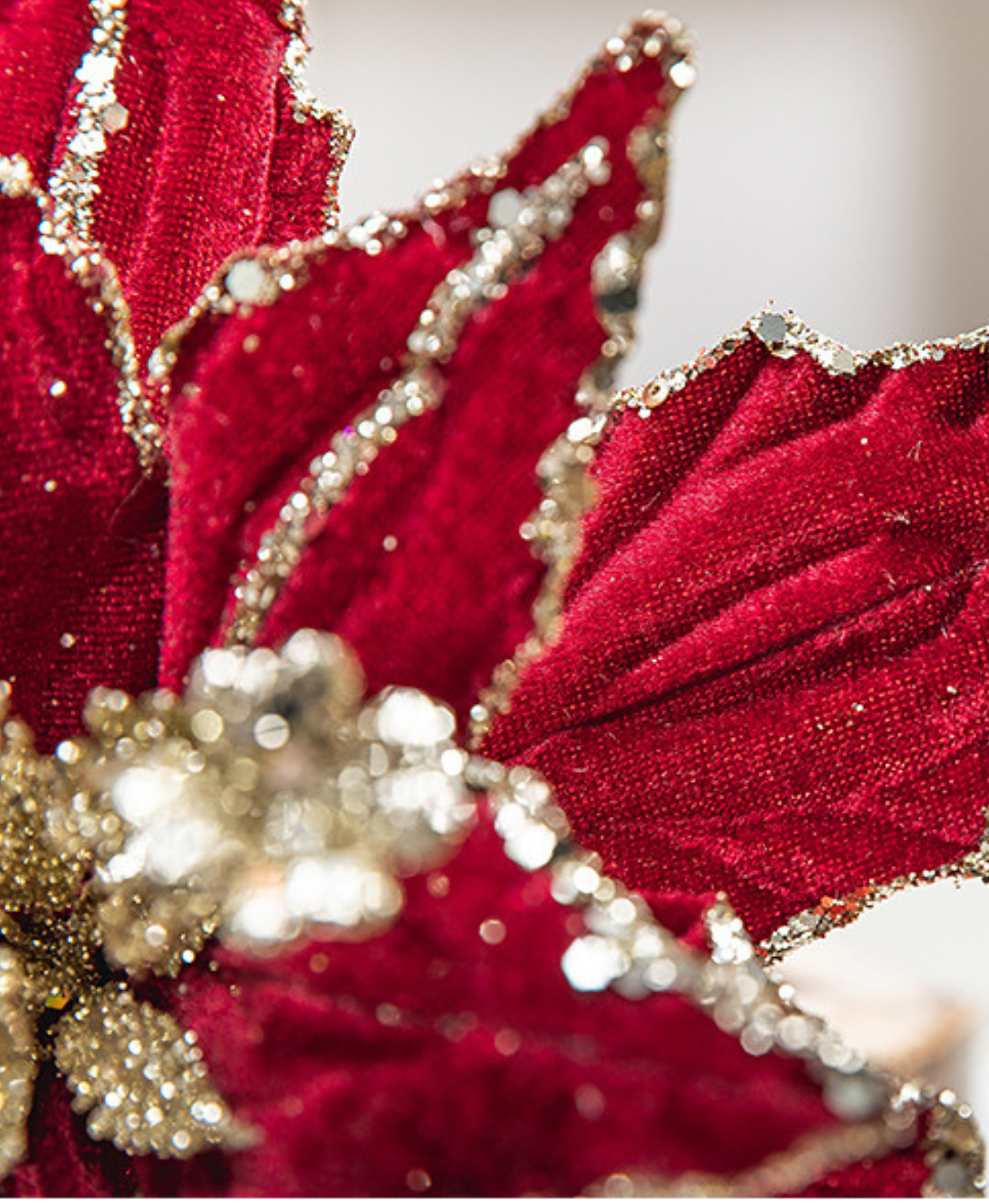 Christmas Velvet Bloom Ornament