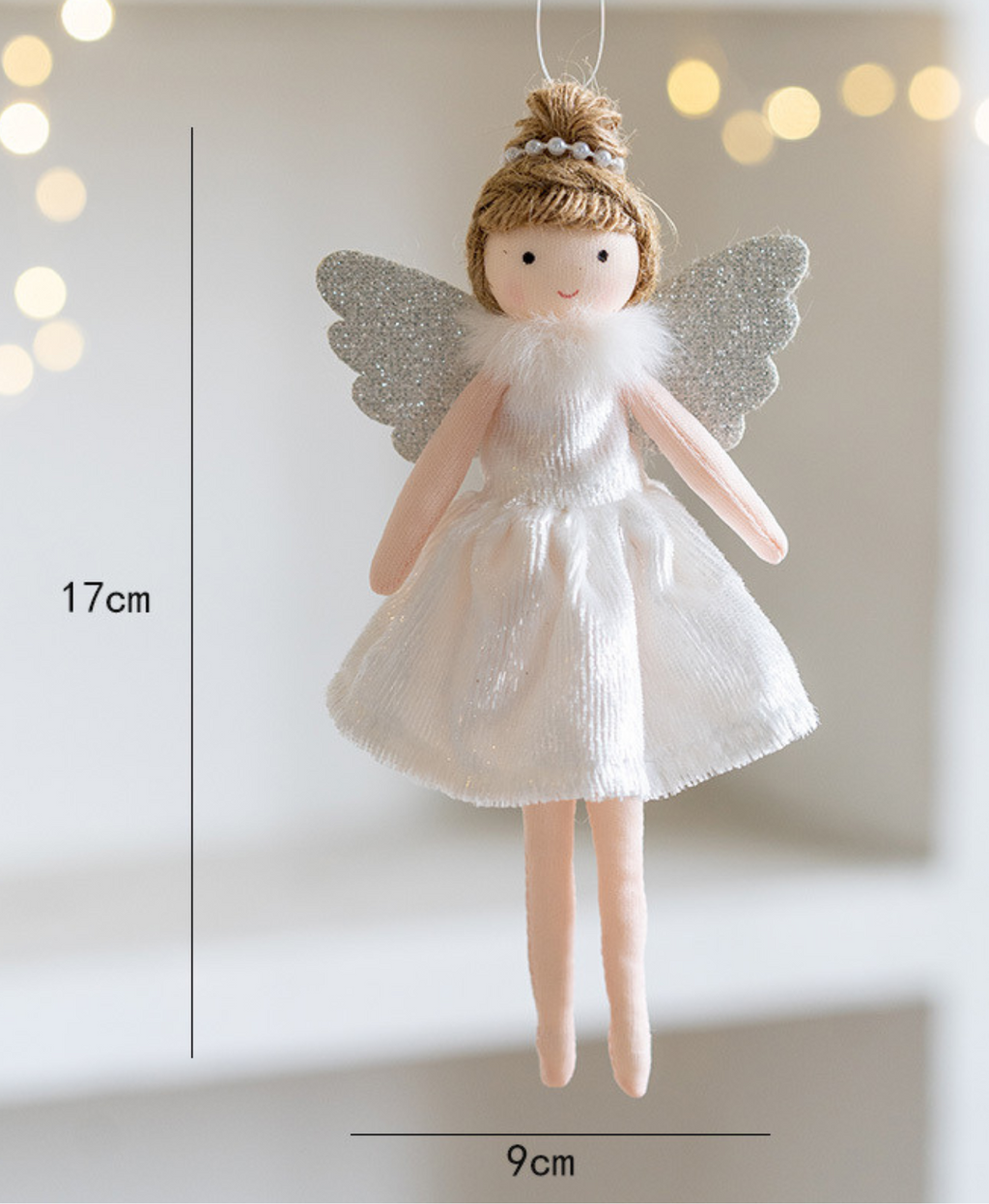 Blushing Charm Angel Ornament