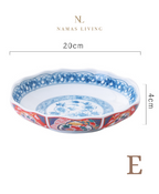 Imperial Chinoiserie Style Ceramic Plates