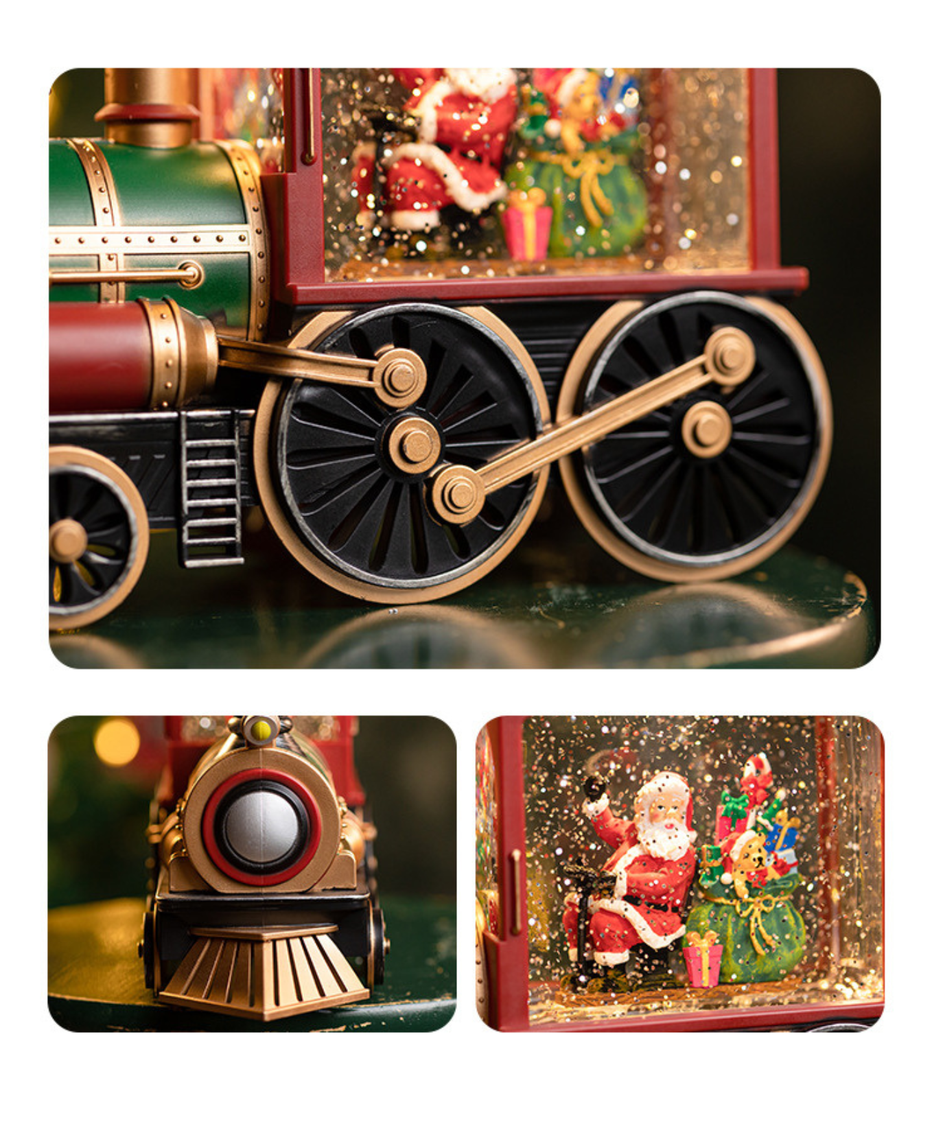 Santa’s Journey Train Music Box