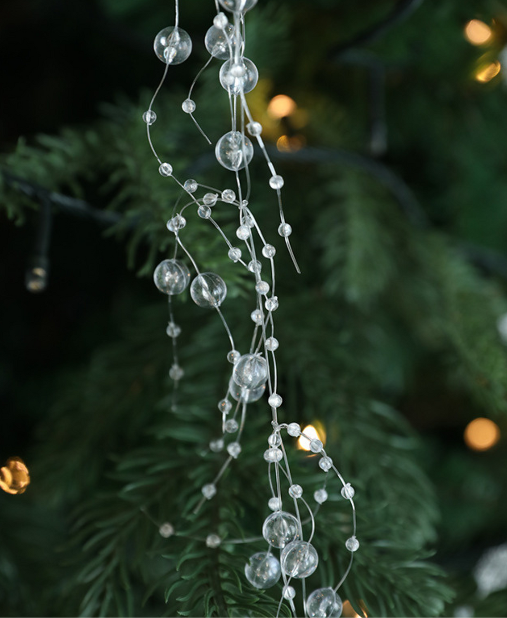 Pearl Crystal Holiday Ornament