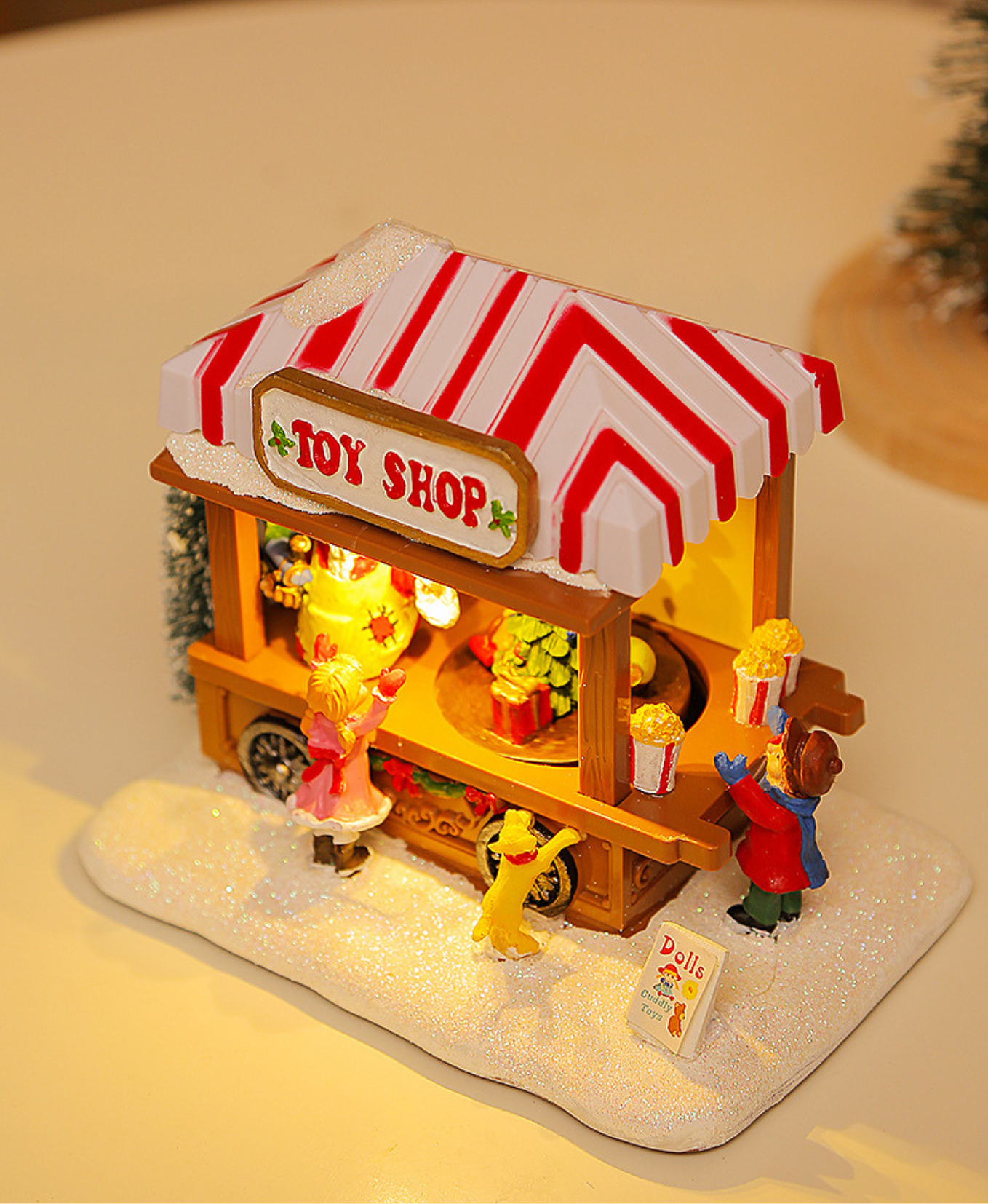 Santa's Sweet Lane Light-Up Shops
