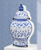 Chinoiserie Blue and White Decorative Cushion Pillow