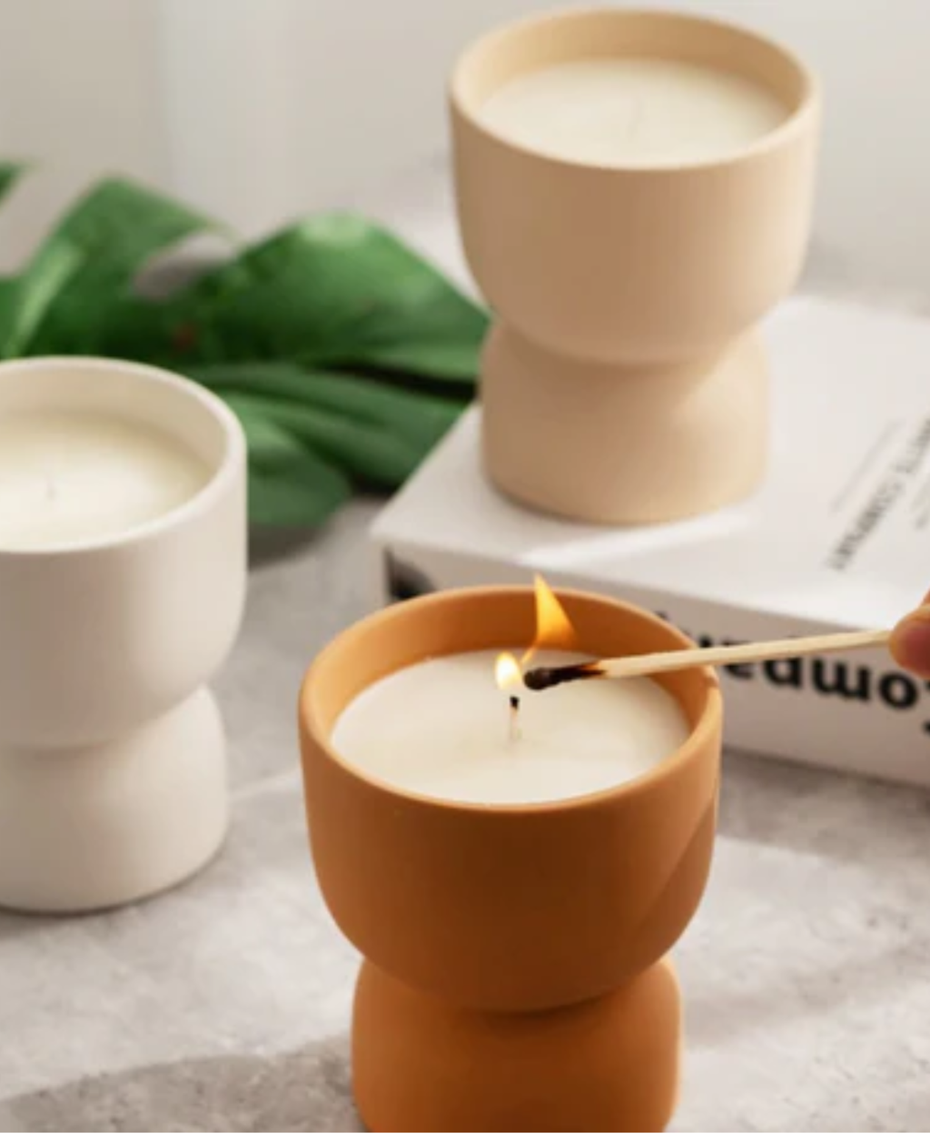 Ceramic Candle Cup & Vase