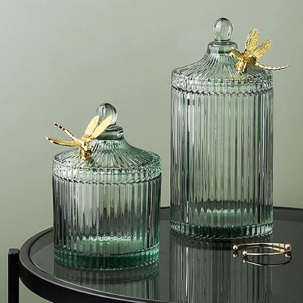 Crystal  Glass Storage Jar