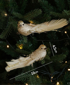 Whimsical Birds Christmas Ornament