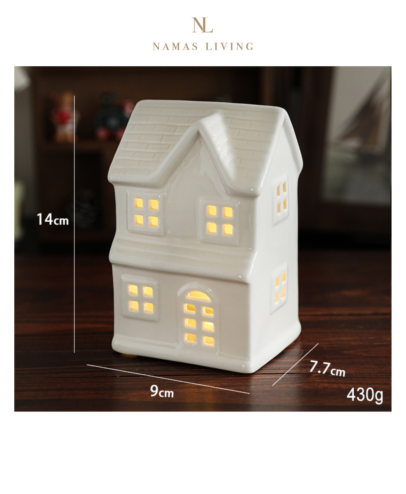 Christmas Decoration Ceramic Miniature House